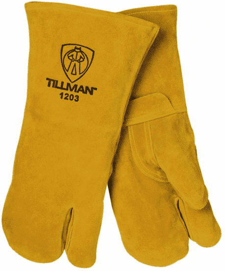 Tillman Stick Welding Gloves, Cowhide (Three finger) #1203L